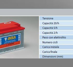 Batería tubular 12 V - 72 Ah / NBA 3 LT 12 N