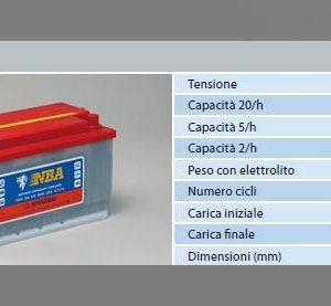 Batería tubular 12 V - 96 Ah / NBA 4 LT 12 N