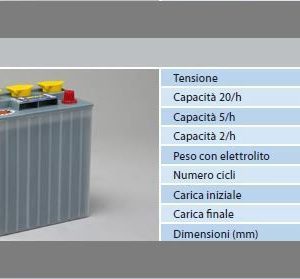 Batería tubular 6 V - 240 Ah / NBA 3 TU 6 E